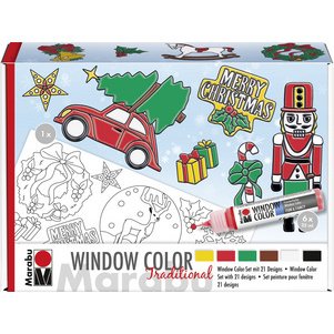 Kit Window Color 'XMAS Traditional', 6 x 25 ml