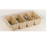 Range-couverts BUFFET GN 1/1, 4 compartiments, beige