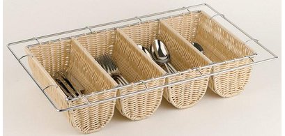 Range-couverts BUFFET GN 1/1, 4 compartiments, beige