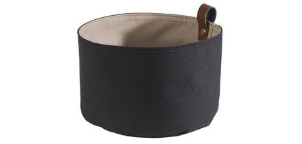 Corbeille à pain, diamètre: 170 mm, gris foncé / beige