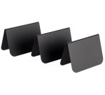 Présentoir de table, 105 x 60 x 65 mm, set de 10, noir