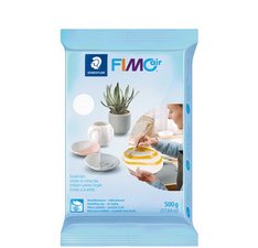 air Pâte à modeler, durcit à l'air, 2.000 g, blanc
