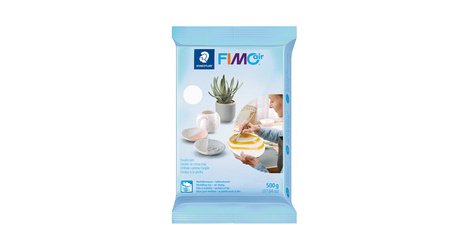air Pâte à modeler, durcit à l'air, 2.000 g, blanc