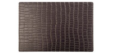 Set de table CROCO, 450 x 300 mm, marron