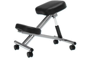 UNILUX Tabouret ergonomique assis-genoux ERGO LEG, noir