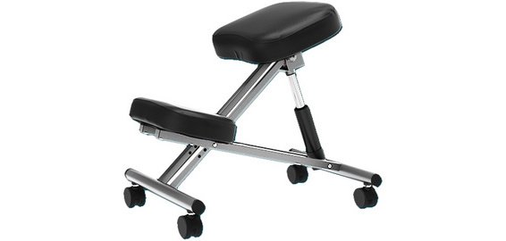 Ergonomische kniestoel UNILUX ERGO LEG zwart