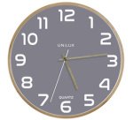 Horloge murale à quartz 'BALTIC', bleu