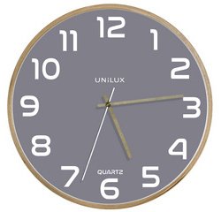 Horloge murale à quartz 'BALTIC', bleu