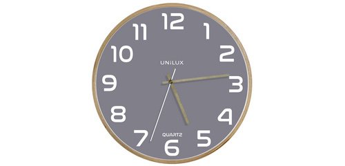 'BALTIC' quartz wall clock, blue