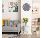 Horloge murale à quartz 'BALTIC', bleu