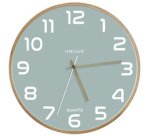 Horloge murale à quartz 'BALTIC', bleu