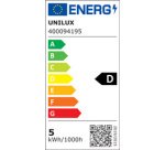 Lampe de table à LED KATY, blanc / bambou