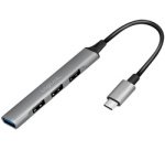 Slim Hub USB 3.2 Gen 1, 4 ports, boîtier aluminium