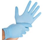 Gant d'examen SAFE VIRUS, M, bleu - Boîte de 100 gants