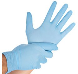 Gant d'examen SAFE VIRUS, L, bleu