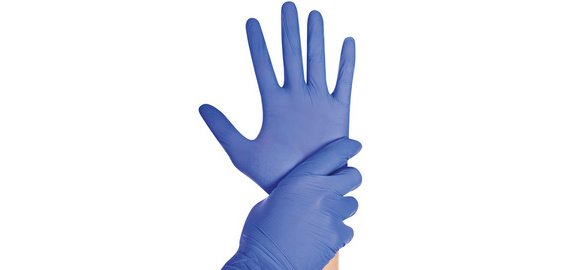 Untersuchungshandschuh SAFE VIRUS, M, blau