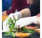 Gant nitrile Safe Fit, S, sans poudre, bleu