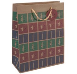 Sac cadeau de Noël 'Cut-out style', grand