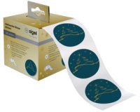 Sticker de Noël 'Christmas tree petrol', en rouleau