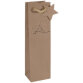 Sac pour bouteille 'Christmas tree', carton kraft