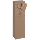 Sac de Noël pour bouteille 'Christmas with apples'