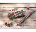 Papier cadeau de Noël 'Cut-out style', en rouleau