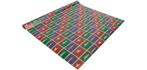 Papier cadeau de Noël 'Cut-out style', en rouleau