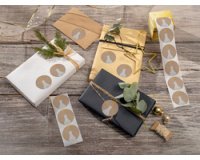 Sticker de Noël 'Polar bear with shooting star'