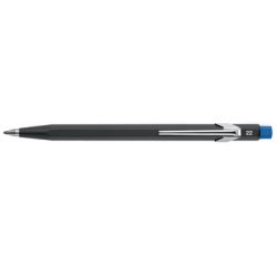 En_portaminas caran d'ache fixpencil negro con clip 2 mm con afilador en el pulsador
