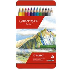 Kleurpotloden PABLO - metalen etui van 120 stuks