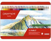 Kleurpotloden Caran d'Ache Pablo assorti blik à 30stuks