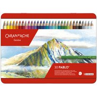 Crayons de couleur PABLO, étui métal de 30