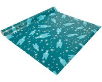 Papier cadeau de Noël 'Polar bear with...', en rouleau