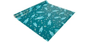 Papier cadeau de Noël 'Polar bear with...', en rouleau