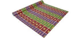 Papier cadeau de Noël 'Cut-out-style', en rouleau