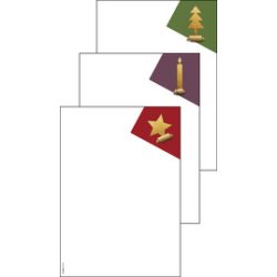 Set de papier motif de Noël 'Cut-out style', A4