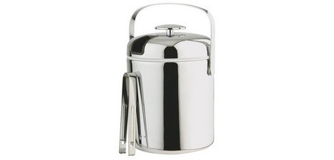 Ice bucket, stainless steel, 1.3 liter