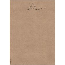 Papier à motif de Noël 'Christmas tree', A4