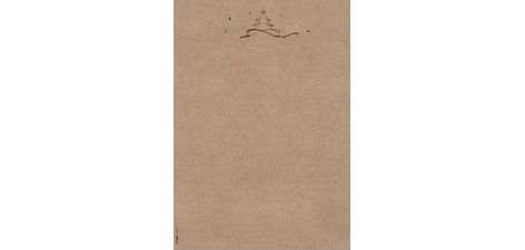 Papier à motif de Noël 'Christmas tree', A4