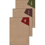 Set de papier à motif de Noël 'Cut-out style', A4