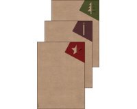 Set de papier à motif de Noël 'Cut-out style', A4