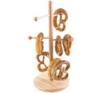 Support à bretzels et à saucissons, en hêtre