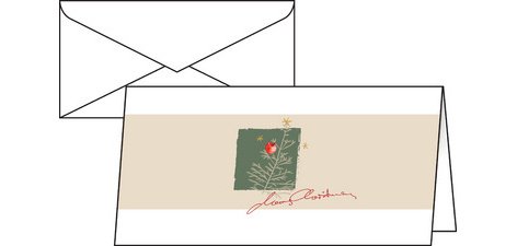 Kerstkaart 'Kerst met appels', A6