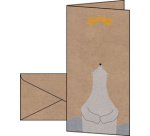 Carte de Noël 'Polar bear with shooting star', A6