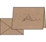 Carte de Noël 'Christmas tree', long (2/3 A4)