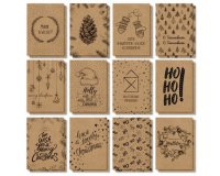 Set de cartes postales de Noël 'Natural Christmas',