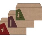 Set de papier à motif de Noël 'Cut-out style', A4