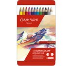 Crayons de couleur SUPRACOLOR, étui métal de 12