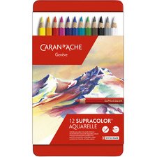 Crayons de couleur SUPRACOLOR,étui métal de 120