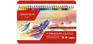 Crayons de couleur SUPRACOLOR, étui métal de 30